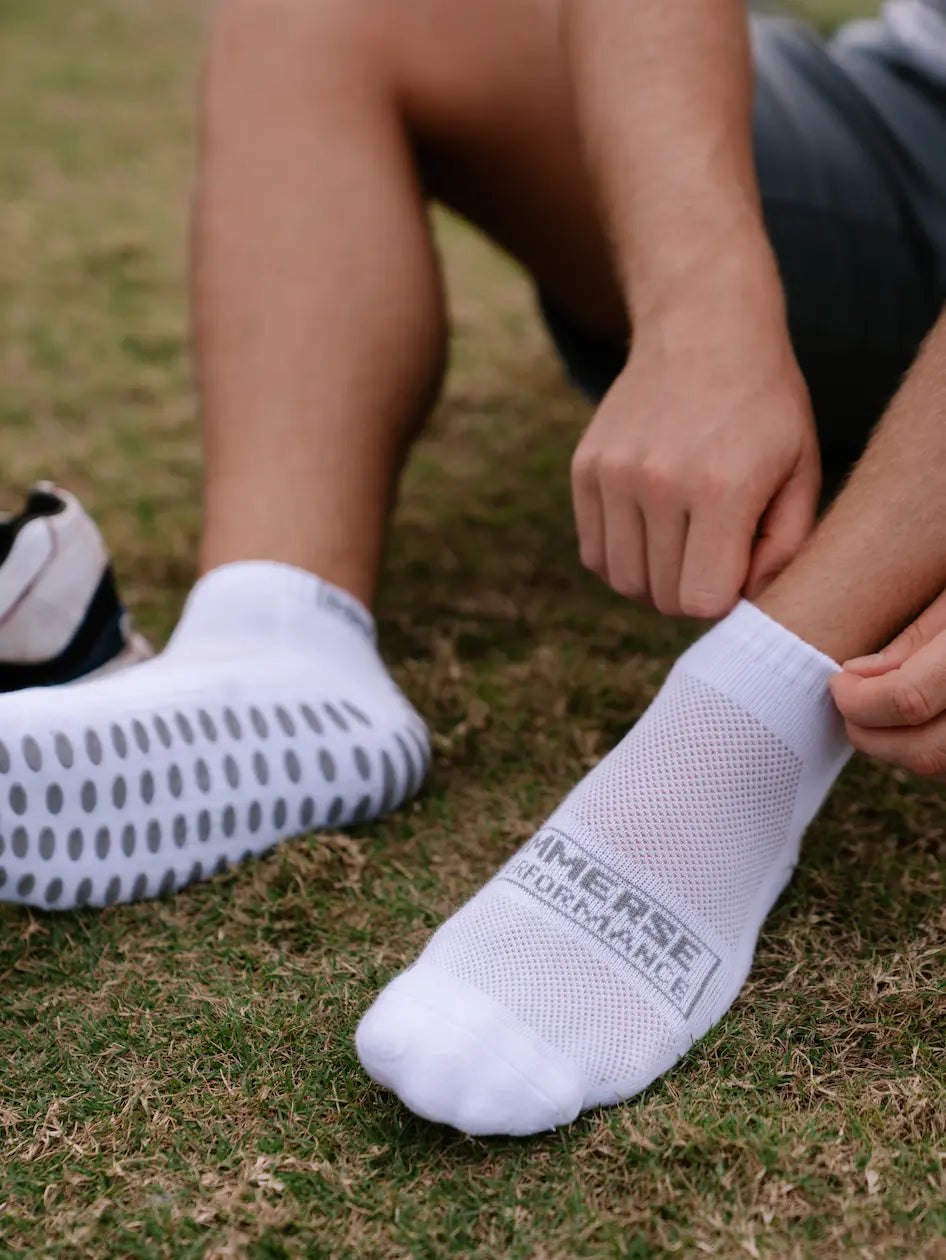 Immerse GRIP Ankle White Immerseperformance
